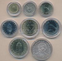 1994. 1Ft-200Ft 8db klf, forgalmi sor kapszulában (közte 200ft Ag "Deák") T:1