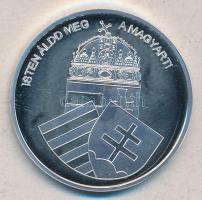 DN "Nemzetünk nagyjai-Kossuth Lajos" Ag emlékérem 10,37g T:PP Tanúsítvánnyal!