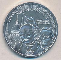 DN. "Nemzetünk nagyjai-Rendszerváltók" Ag(999) emlékérem 10,37g T:PP Tanúsítvánnyal!