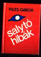 Minikönyv: Pajzs Gábor: Salytó hibák. Illusztrált