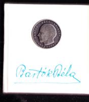 Minikönyv: Bartók Béla 1881-1945. Kossuth 1981. Illusztrált fém reliefes kötésben