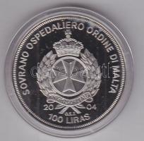 Máltai Lovagrend 2004. 100L "Magyarország az EU-ban" T:PP tanúsítvánnyal 
Sovereign Order ...