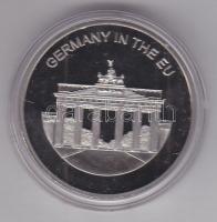 Máltai Lovagrend 2004. 100L "Németország az EU-ban" T:PP tanúsítvánnyal Sovereign Order of Malta 2004. 100 Liras "Germany in the EU" C:PP