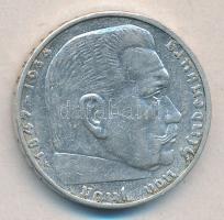 Német 3. Birodalom 1938A 2M Ag "Hindenburg" tanúsítvánnyal T:2-/3
German Third Reich 1938A...