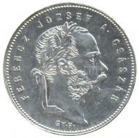 1869GYF 1Ft Ag "Angyalos címer" T:1-,2
Hungary 1869 1 Forint Ag "Coat of arms with An...