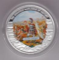 Libéria 2009. 5$ ezüstözött Cu "Nagy Hadvezérek / Julius Caesar" T:PP Tanúsítvánnyal, csak 2000db! Liberia 2009. 5 Dollars silver plated Cu "The Greatest Warlords of History / Julius Caesar" T:PP with certificate, only 2000 examples!