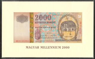 2000. 2000Ft "Millennium" eredeti díszcsomagolásban T:I