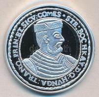 Magyar tallérok utánveretben "Bocskai István tallérja 1605." Ag (0,999) 20g T:PP Tanúsítvánnyal, csak 2000db!