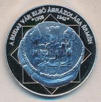 DN "A magyar nemzet pénzérméi - A Budai vár első ábrázolása érmén 1308-1342" Ag (0,999) em...