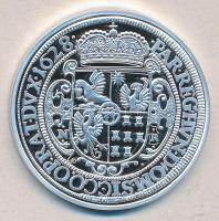 Magyar tallérok utánveretben "Bethlen Gábor tallérja 1628." Ag (0,999) 20g T:PP Tanúsítvánnyal, csak 2000db!