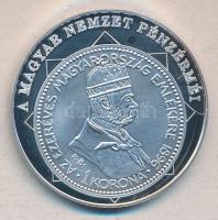 DN "A magyar nemzet pénzérméi - Honfoglalás Millenniumi emlékpénz 896-1896." Ag (0,999) emlékérem (10,37g/35mm) T:PP tanúsítvánnyal!
