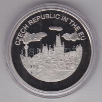 Máltai Lovagrend 2004. 100L "Csehország az EU-ban" T:PP Sovereign Order of Malta 2004. 100 Liras "Czech Republic in the EU" C:PP