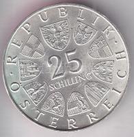 Ausztria 1972. 25Sch Ag "Carl Michael Ziehrer" T:2 tanúsítvánnyal!
Austria 1972. 25 Schill...