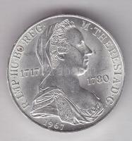 Ausztria 1967. 25Sch Ag "Mária Terézia" T:2 tanúsítvánnyal Austria 1967. 25 Schilling Ag "Maria Theresia" C:XF with certificate
