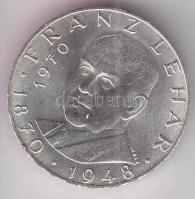 Ausztria 1970. 25Sch Ag "Franz Lehar" T:2 tanúsítvánnyal! Austria 1970. 25 Schilling Ag "Franz Lehar" C:XF with certificate