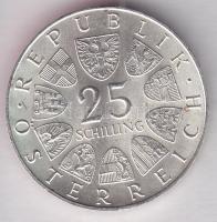 Ausztria 1968. 25Sch Ag "Lukas von Hildebrant" T:2 tanúsítvánnyal!
Austria 1968. 25 Schill...