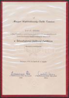 1970. "Felszabadulási Jubileumi Emlékérem" + "Szocialista Hazáért Érdemrend" (2x) adományozói okiratok T:1