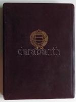 1910. Bayer Nándor a Budapesti Tudományegyetem tanárának 65 éves szakmai tevékenységét elismerő Vaso...