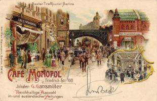 Berlin Café Monopol Litho