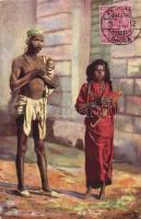 Indian folklore, fakirs, Raphael Tuck Oilette (EK)
