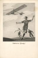 Youth propaganda, aeroplane