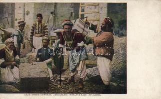 Arabian stone cutters in Jerusalem