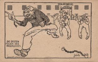 The first consequences of the Anschluss, Stein am Brückel prison, Judaica s: Szűts