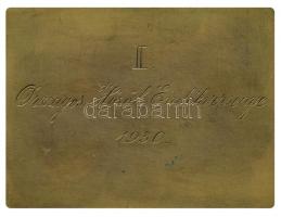 Berán Lajos (1882-1943) 1930. "Magyar Athlétikai Club Motorsport Osztály / II. Országos Hősök V...