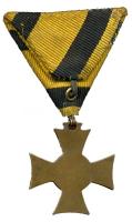 1913. "Mozgósítási Kereszt / 1912-1913-as Emlékkereszt" bronz kitüntetés szalaggal T:2-
Hu...