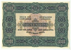 1920. 10.000K barna "000" sorszámmal és "MINTA" perforációval T:I enyhe sarokkop...