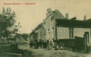 Halmi, Pályaudvar, Zsinagóga / railway station, synagogue (EK)