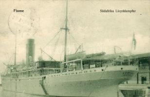 Fiume Hafen Lloyddampfer