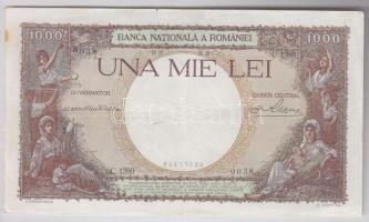 Románia 1939. 1000L T:III Romania 1939. 1000 Lei C:F