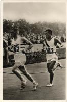 Berlin Olympic Games 1936, Son and Harper during the Marathon running