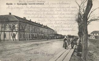 Gyula gyalogsági honvéd laktanya