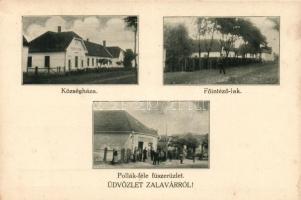 Zalavár a Pollák-féle fűszerüzlettel