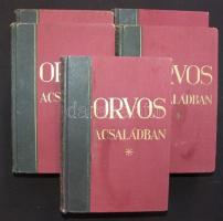 Tolnai: Orvos a családban I-V. kötet, Tolnai Kiadó, Bp. 1937, kiadói félvászon kötésben, jó állapotban