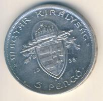 1938. 5P Ag "Szent István" T:2-