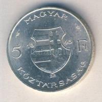 1946. 5Ft Ag "vastag Kossuth" T:1- ph