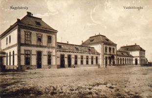 Nagykároly Bahnhof