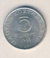 1948. 5Ft Ag "Petőfi" T:2