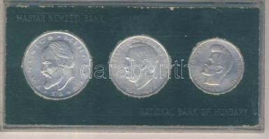 1948. 5Ft Ag + 10Ft Ag + 20Ft Ag "Szabadságharc" T:1,1- Eredeti MNB plasztiktokban!