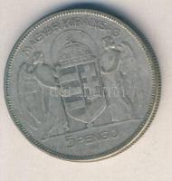 1930. 5P Ag "Horthy-jobbra" T:3