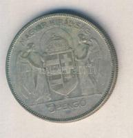 1930. 5P Ag "Horthy-jobbra" T:3
