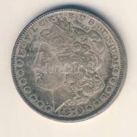 Amerikai Egyesült Államok 1879. 1$ Ag "Morgan" T:2 USA 1879. Morgan Dollar Ag C:XF