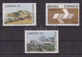 Portugiesisch-brasilianische Briefmarkenausstellung LUBRAPEX &#8217;70 Satz, Lubrapex bélyegkiállítás sor, Lubrapex stamp exhibition set