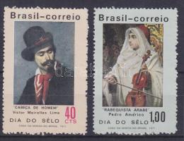 Bélyegnapi festmények sor, Day of stamps paintings set, Tag der Briefmarke Satz
