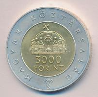 1999. 3000Ft Ag "Államalapítás 1000. évfordulója" dísztokban,tanúsítvánnyal T:BU Csak 5000db!