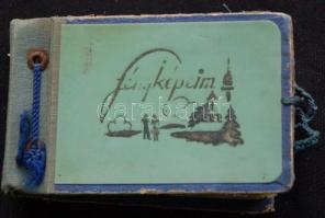 ~1930  40db családi és néhány városképes fotókat tartalmazó kis fotóalbum