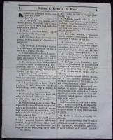 1835 Előfizetési Hiradás Magyar Sz. Bibliára nagy 8ad rétben